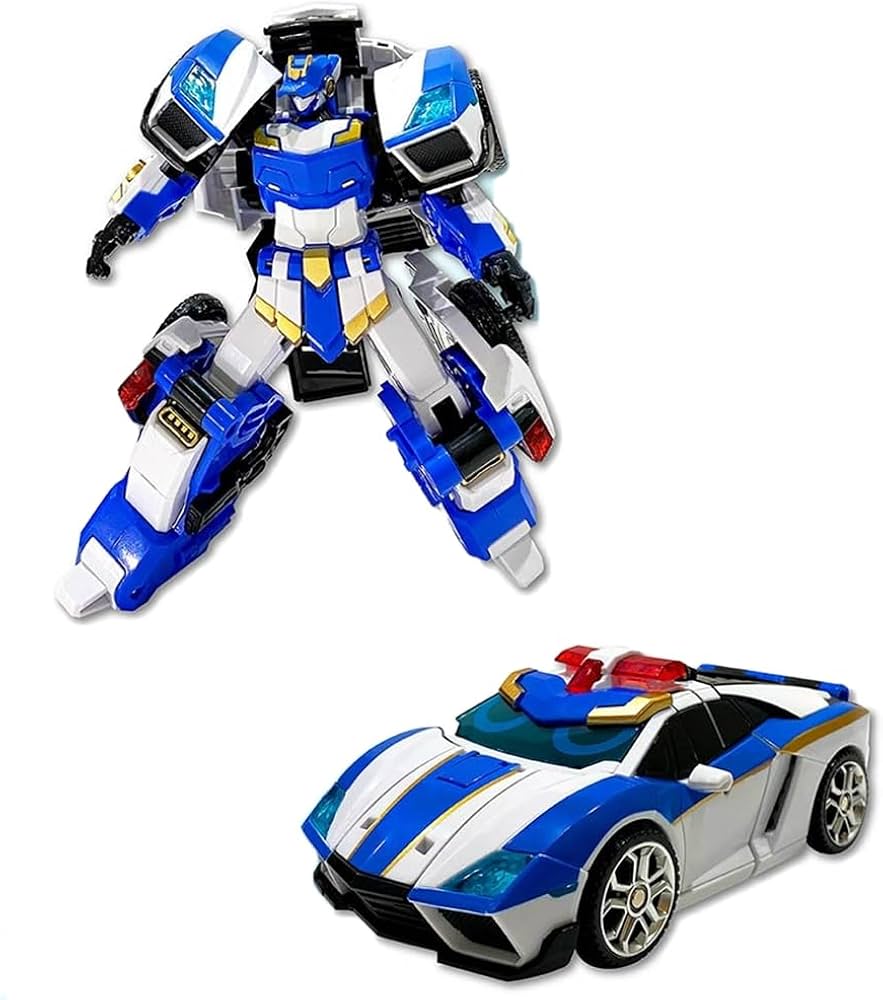 Amazon.co.jp: メタルカードボット ブルーコップ 変身ロボット 車 2023