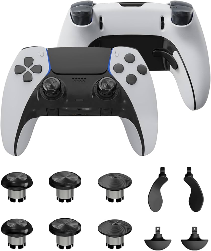 Amazon.com: CHARM FOCUS Metal Thumbsticks & Back Paddles for PS5