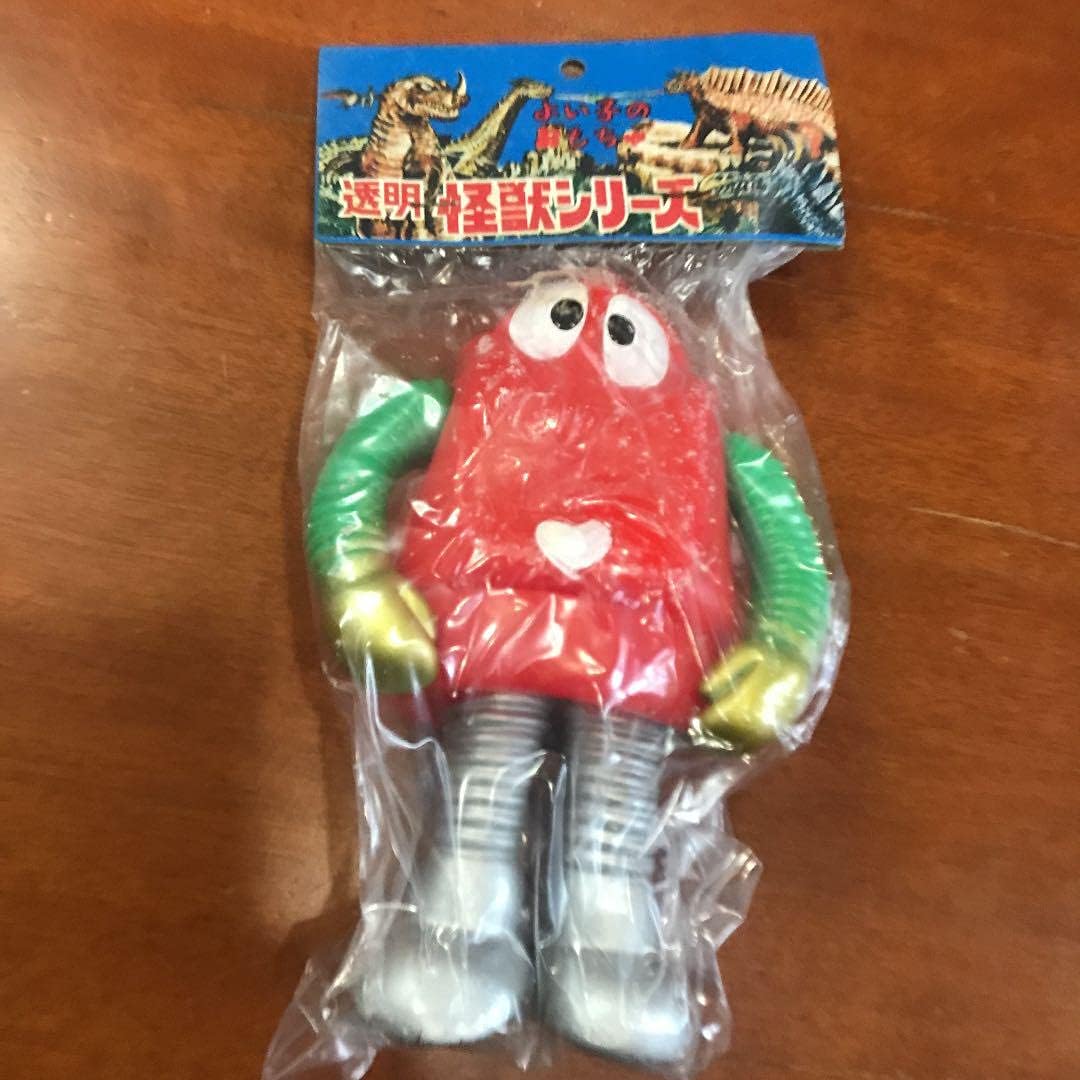 透明 怪獣シリーズ ソフビ よい子のおもちゃ 無版権 パチ 当時物