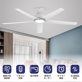 Amazon.co.jp : 【節電-5年保証】TALOYA シーリングファンライト 調光