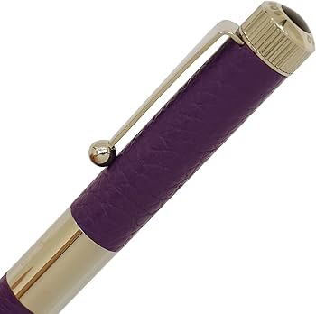 Amazon | No.3 ロメオ ボールペン 本革レザー【ロイヤルパープル