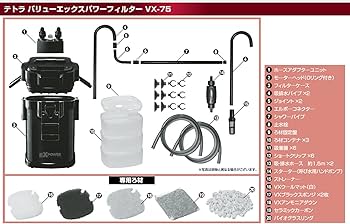 Amazon | テトラ (Tetra) プレミアムVX パワーフィルター75 (適合水槽