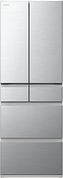 Amazon | 日立 冷蔵庫 幅65cm 540L シルバー R-H54S S 6ドア フレンチ