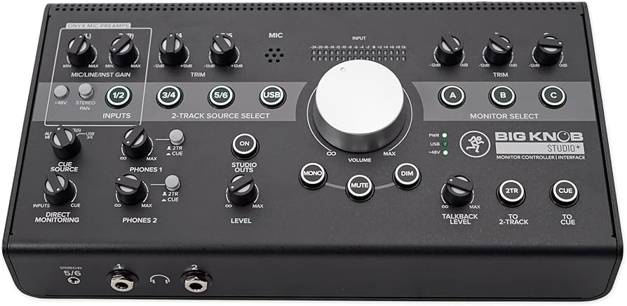 Amazon.com: Mackie Big Knob Series, 4x3 Studio Monitor Controller