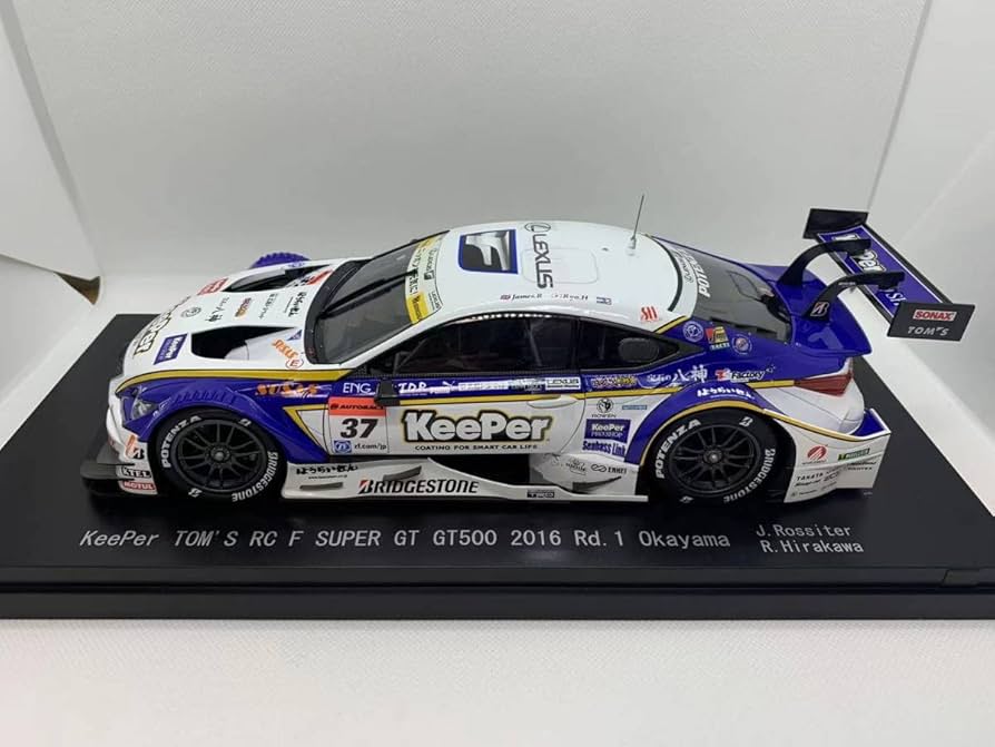 Amazon | エブロ 1/18 SUPER GT GT500 2016 Rd.1 Okayama KeePer TOM'S