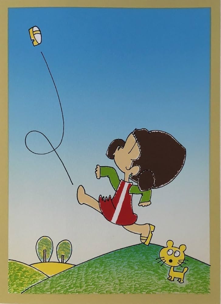 リン松岡「女形と弟子」 リトグラフ 直筆サイン・エディション・作品