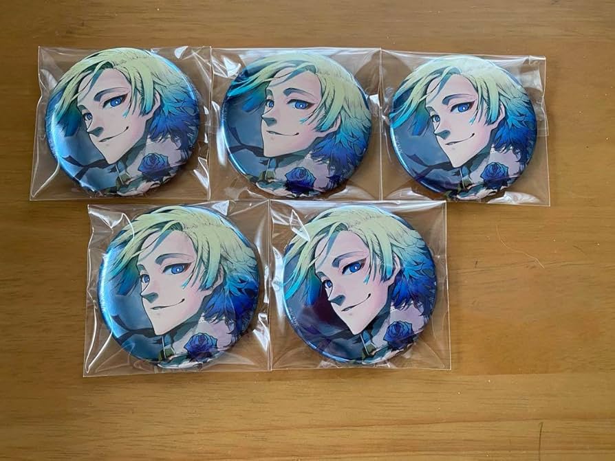 ブルーロックミヒャエル・カイザー缶バッジカラーブルロ展