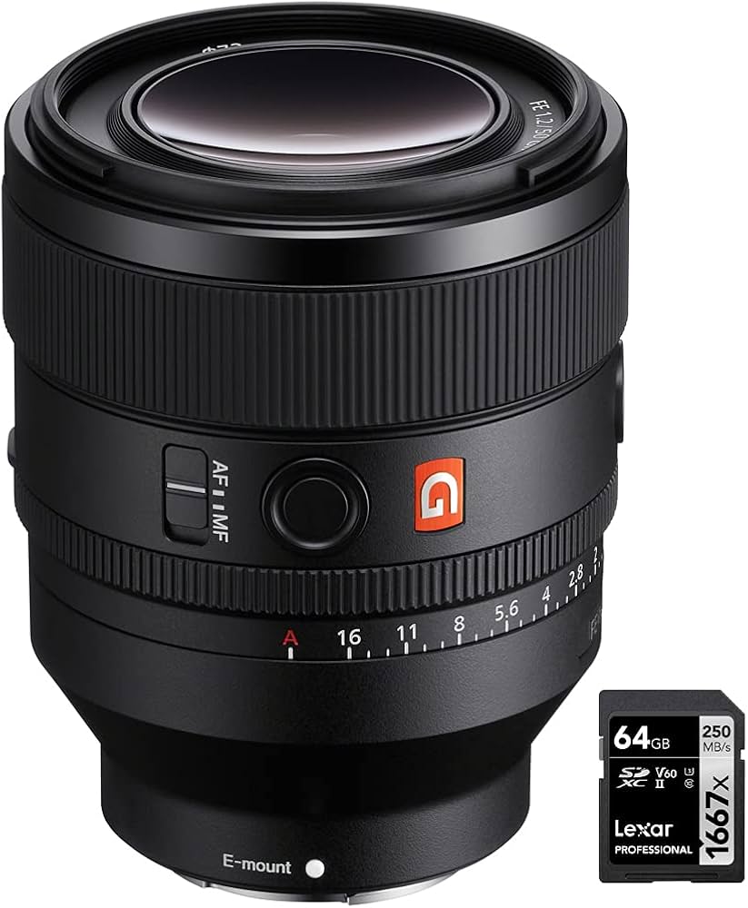 Amazon.com : Sony SEL50F12GM FE 50mm F1.2 GM Full Frame Large