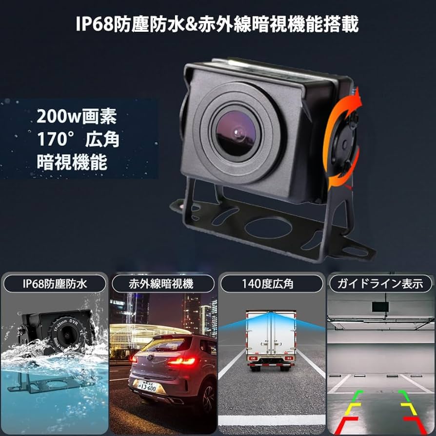 Amazon.co.jp: バックカメラモニターセット バックモニターセット 1024