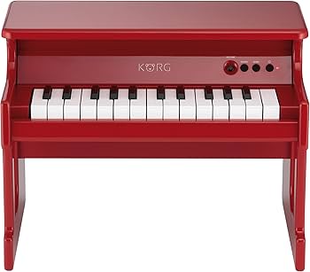 Amazon | KORG tinyPIANO タイニーピアノ ミニ鍵盤25鍵 レッド 自動