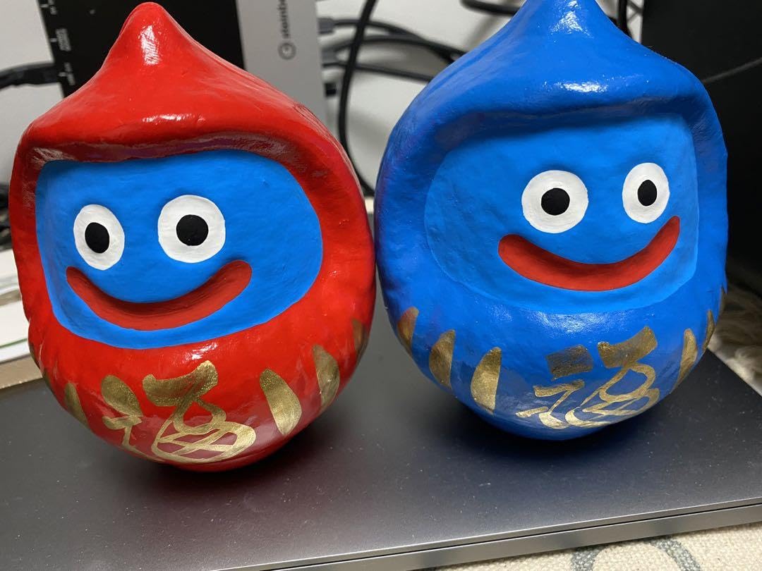 ドラゴンクエスト ジパング だるまスライム 小サイズ 赤&青バージョン