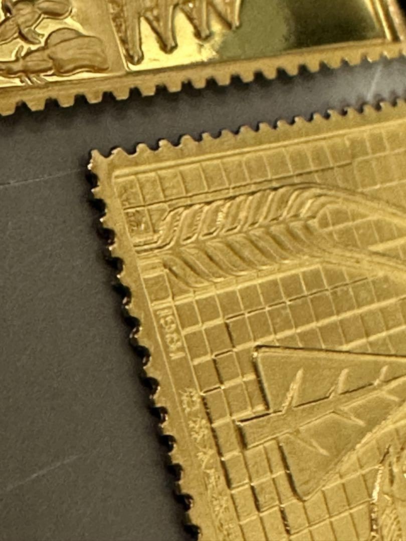 12024 希少 松本徽章工業 日本製 純金張 金属工芸品 約30g 希少 松本