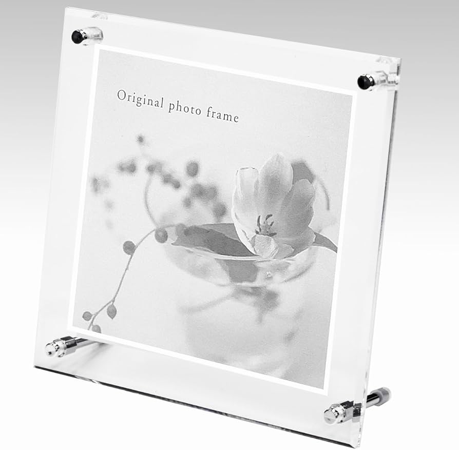 Amazon.co.jp: フェイスファイブフレーム クリア/正方形(130×130mm