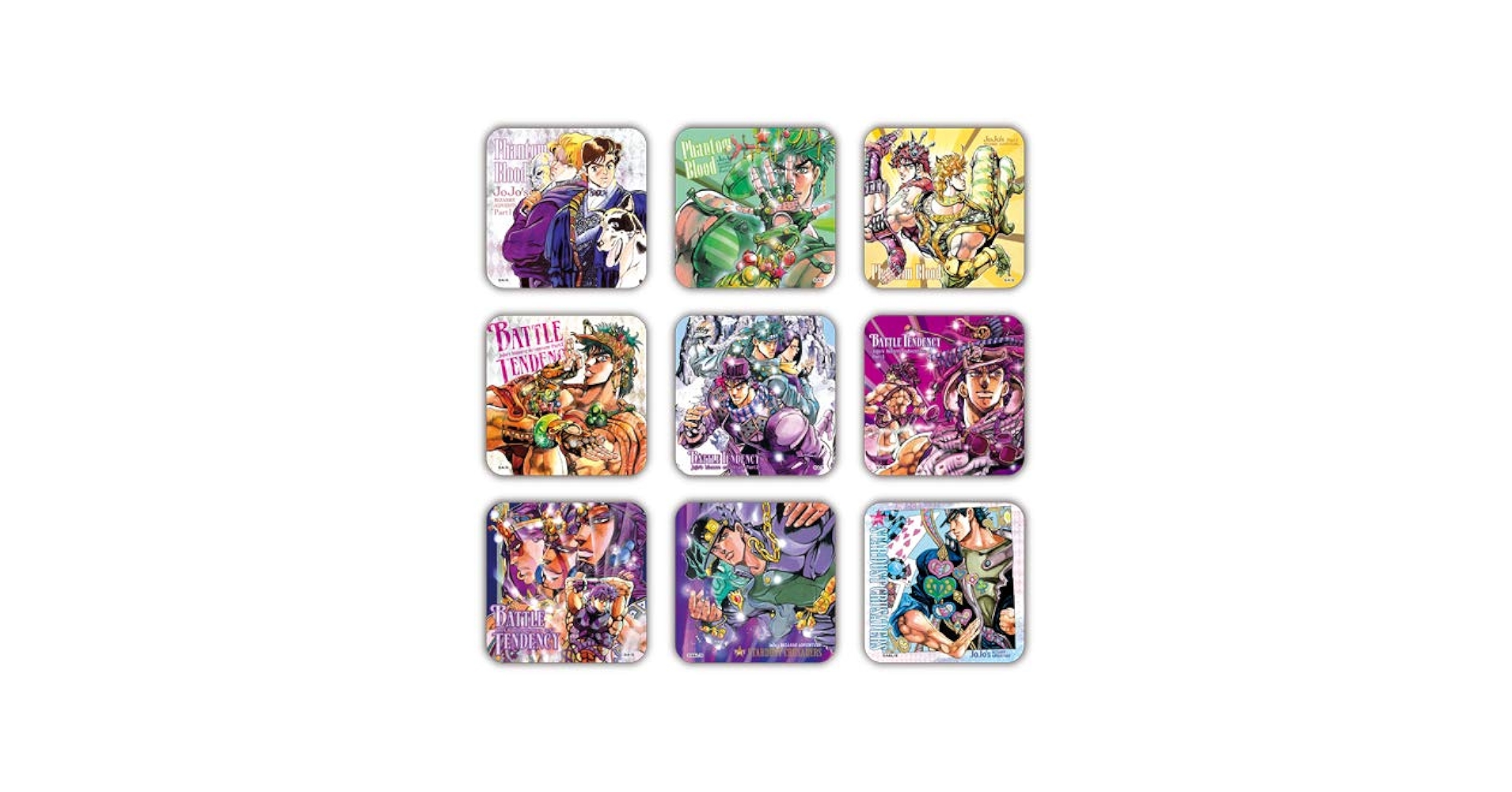 ジョジョ展 荒木飛呂彦原画展 アートコースター 全45種類＋購入特典3種