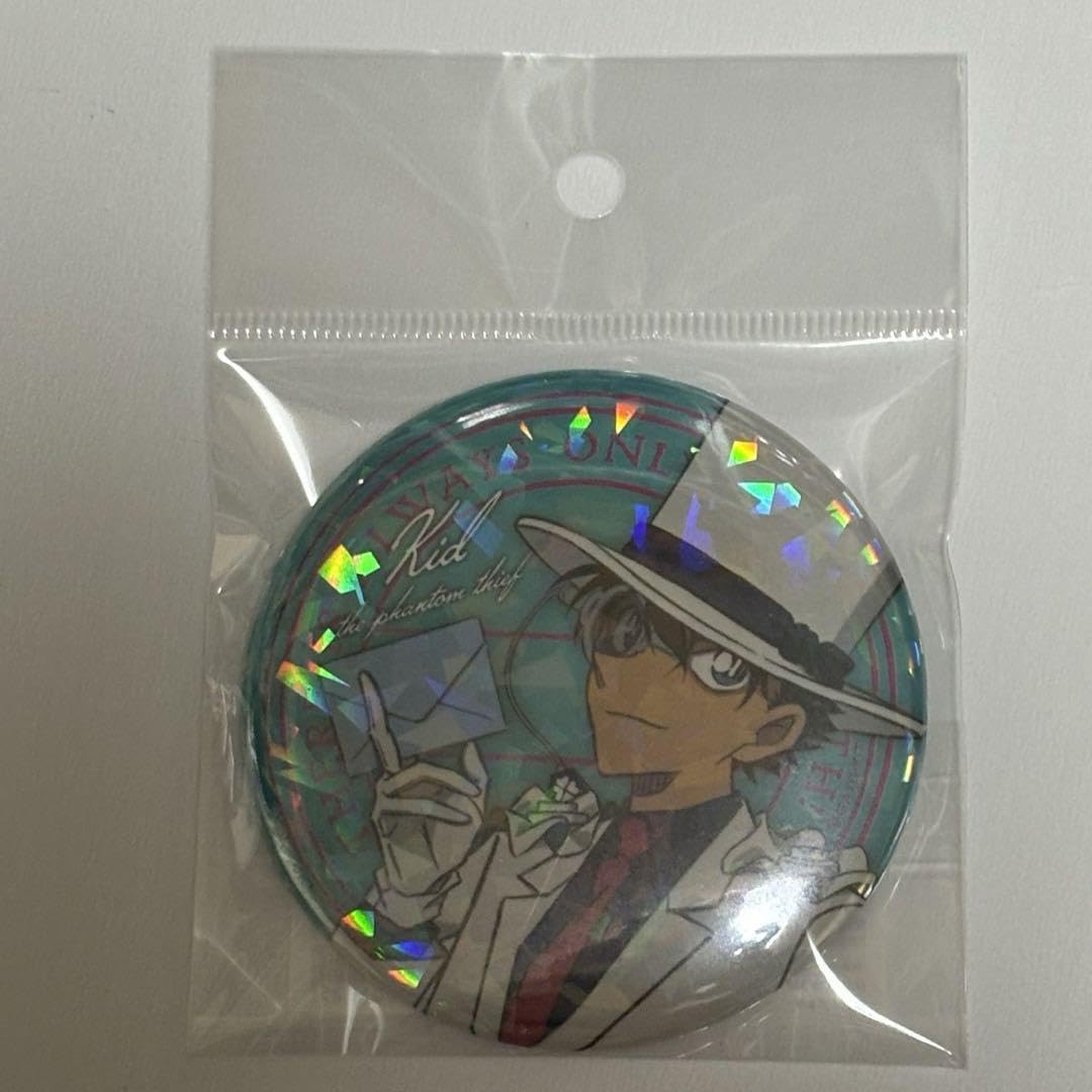 Amazon.co.jp: コナン まじっく快斗 黒羽快斗 怪盗キッド 缶バッジ