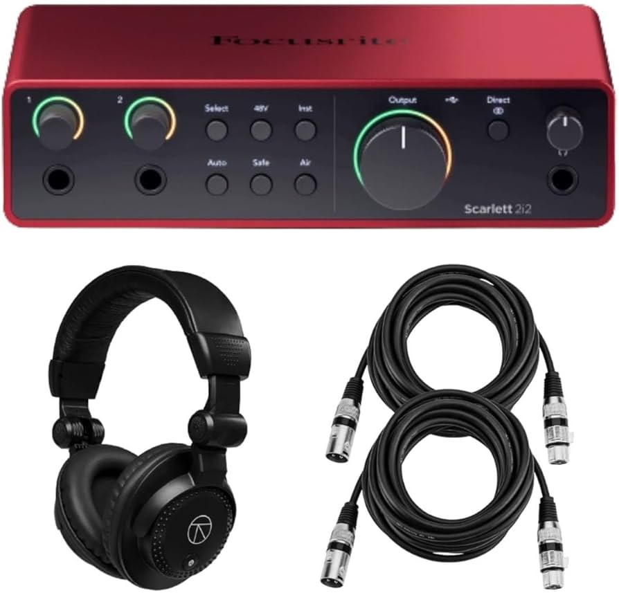 Amazon.co.jp: Focusrite Scarlett 2i2 第4世代 2x2 USBオーディオ
