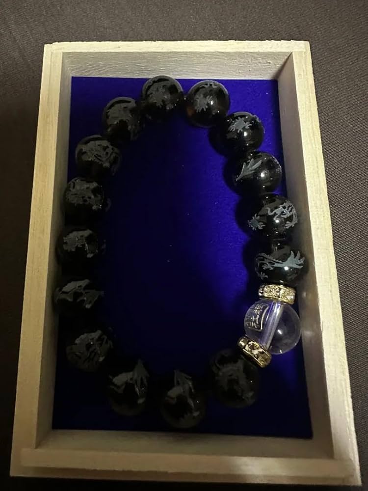 小網神社 腕輪御守 龍水晶ブレスレット12mm Amazon.co.jp: 小網神社