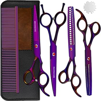 Amazon.co.jp: WMYCONGCONG 7インチ プロ トリミング シザー