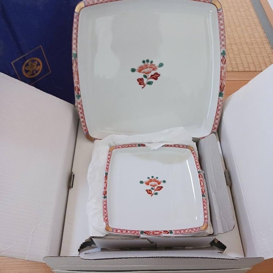 長八角重磁手塩皿市人茶入19枚揃え