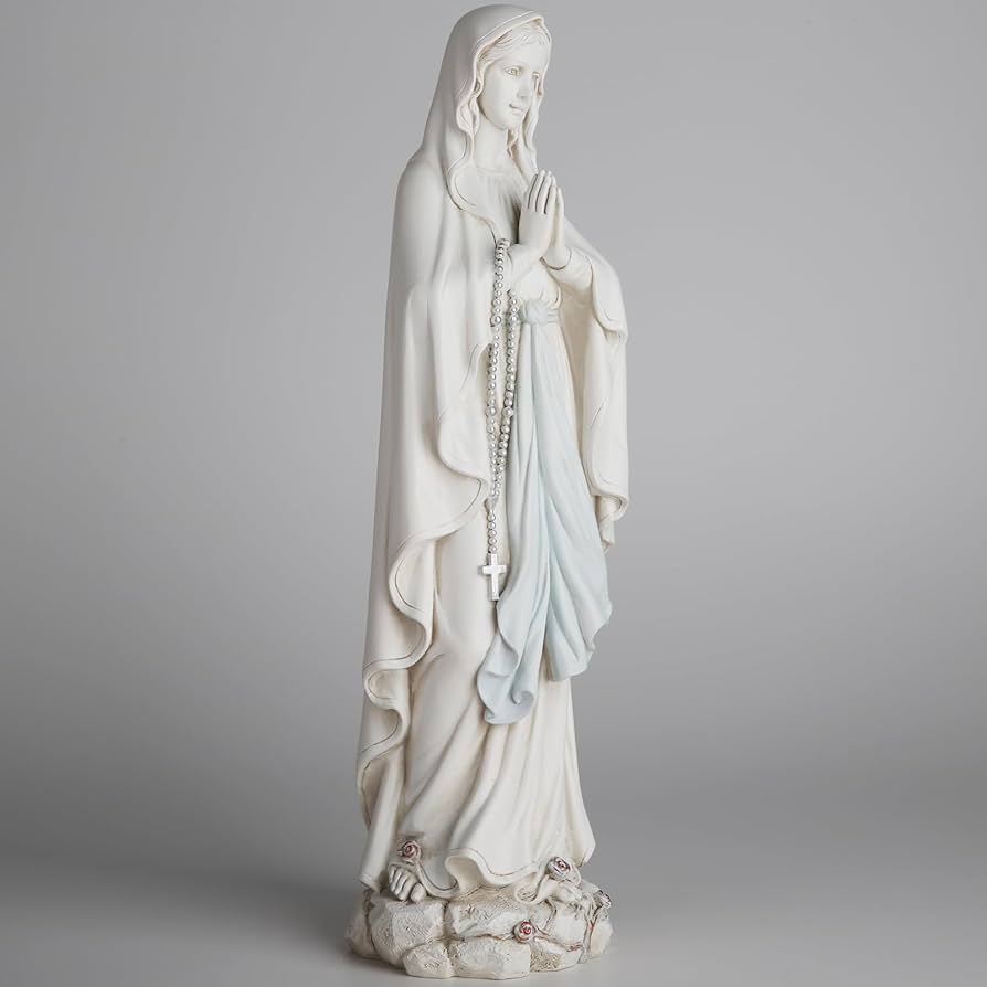エトラン フランス「ルルドの聖母マリア像」 オパールセント