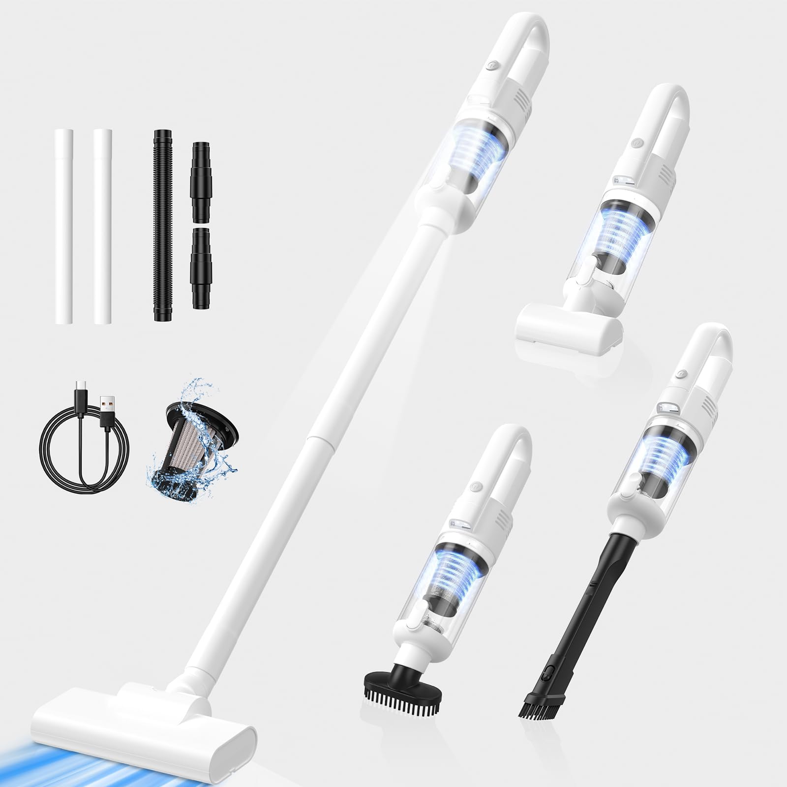 Amazon | SAITOU 掃除機 コードレス 軽量 サイクロン スティック