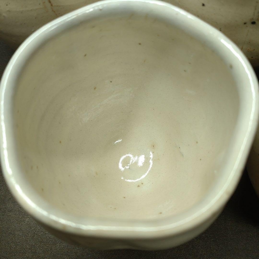 未使用☆中里隆☆唐津粉引筒湯呑セット☆共箱 未使用☆中里隆☆唐津粉