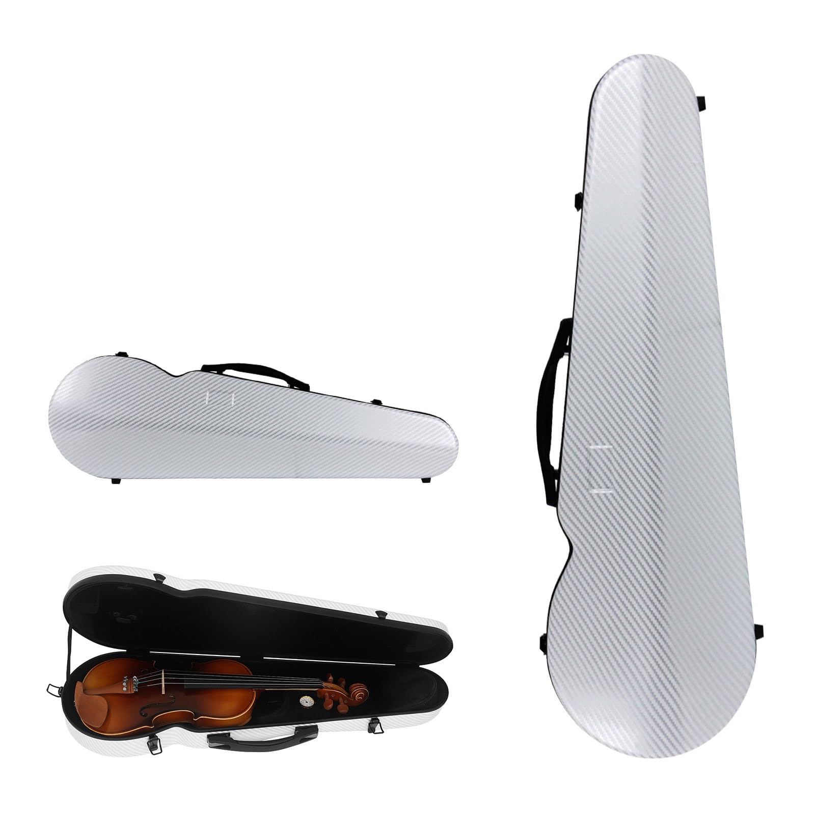 販売終了品・新品未使用】Lang 4/4 バイオリンケース ホワイト Amazon