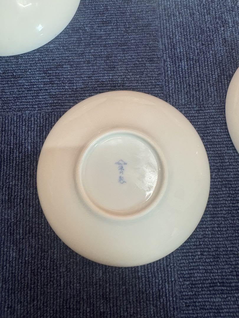 Amazon.co.jp: 1713 宮内庁御用達 深川製磁 スノーローズ取り皿揃 5枚