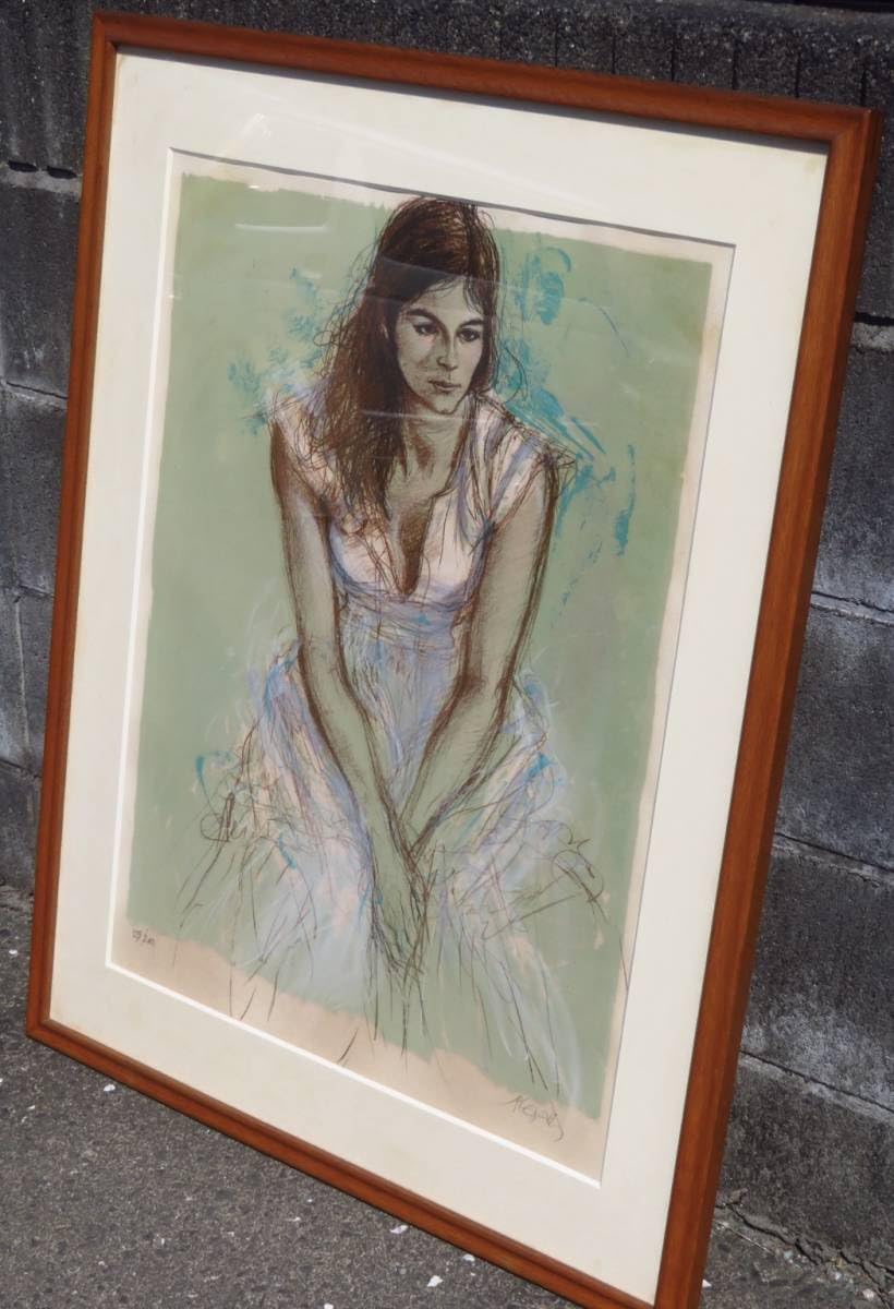 ジャック•ペクナール サイン シリアルナンバー入り リトグラフ 額入り