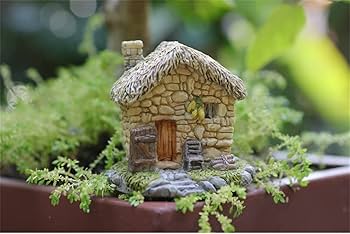 Amazon.co.jp: 鉢植え 飾り 建物 置物 カントリー風 オブジェ