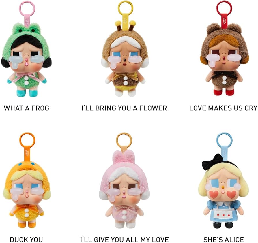 Amazon.co.jp: POP MART CRYBABY Crying Again シリーズ フェイス