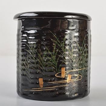 Amazon.co.jp: 茶道具 蒔絵師 蓑輪一星作 蜻蛉蒔絵 螺鈿装飾 茶器 棗