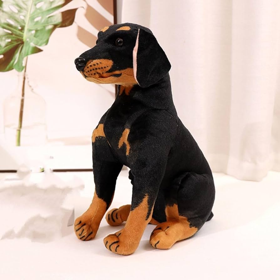 Amazon.co.jp: ロットワイラー犬ぬいぐるみ リアル大型犬 可愛いいぬ