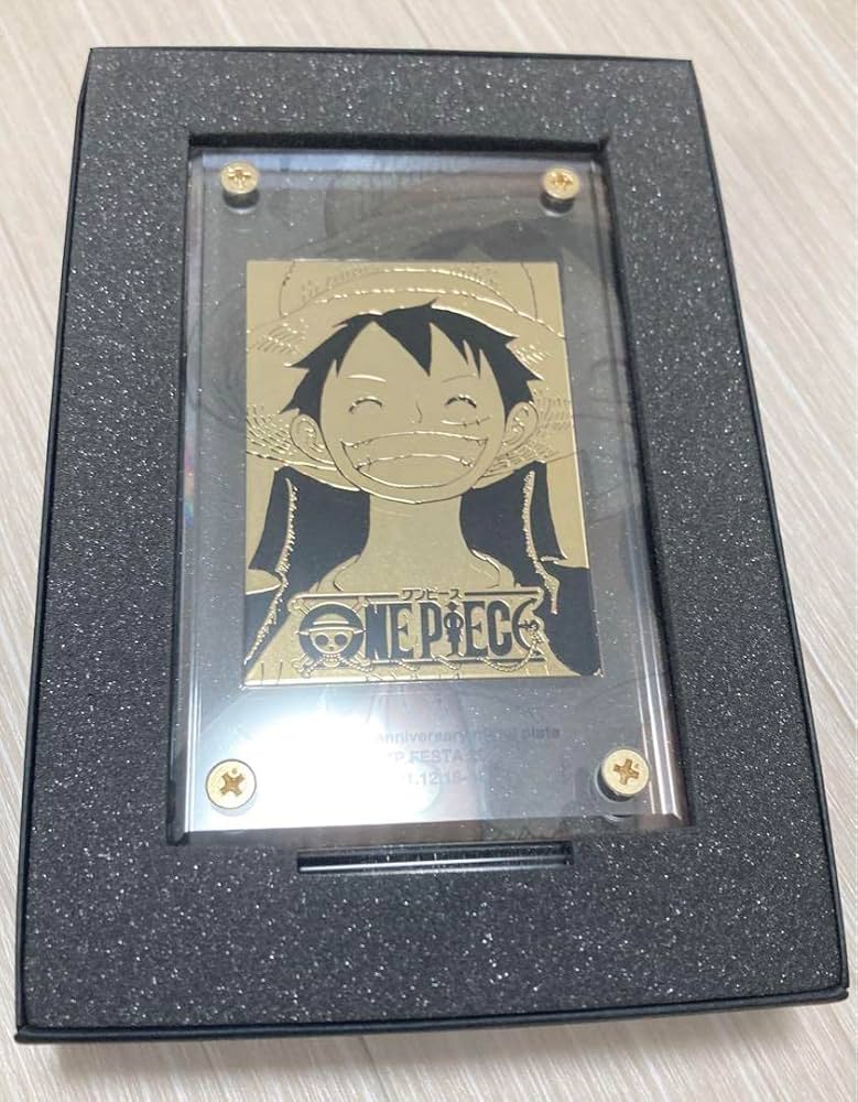 ルフィ プレミアム記念メタルプレート 「ワンピース」 Jfcollection