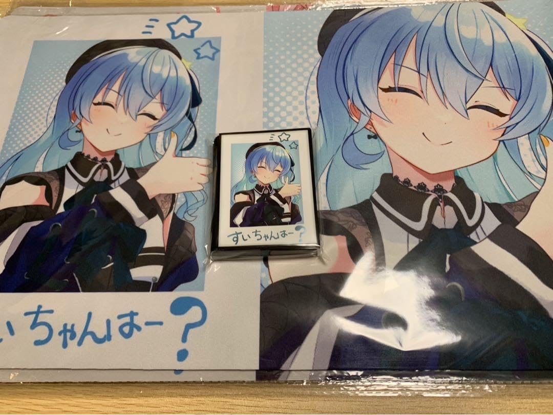 ミッドナイトブルー ホロライブ スリーブ プレイマット こぼかなえる