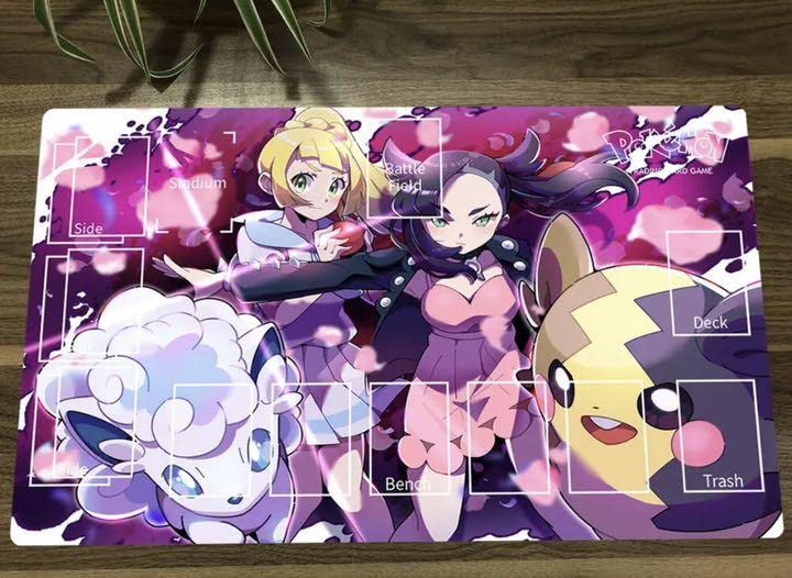 ポケマスEX プレイマット 注文 リーリエ おしゃれを楽しむリーリエ