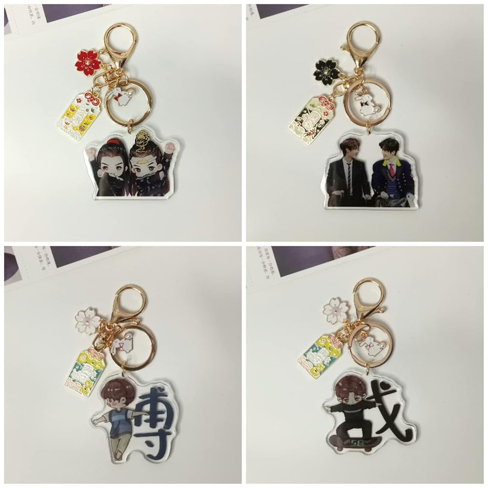 王一博 肖戦 新作 レジンキーホルダー 7点セット 確認用0826 王一博 肖