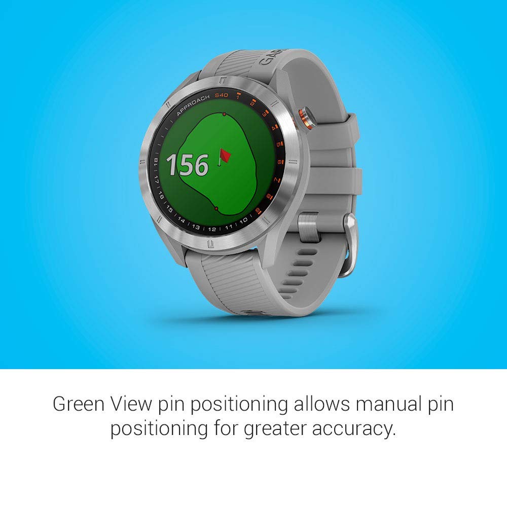 Amazon.com: Garmin Approach S40, Stylish GPS Golf Smartwatch