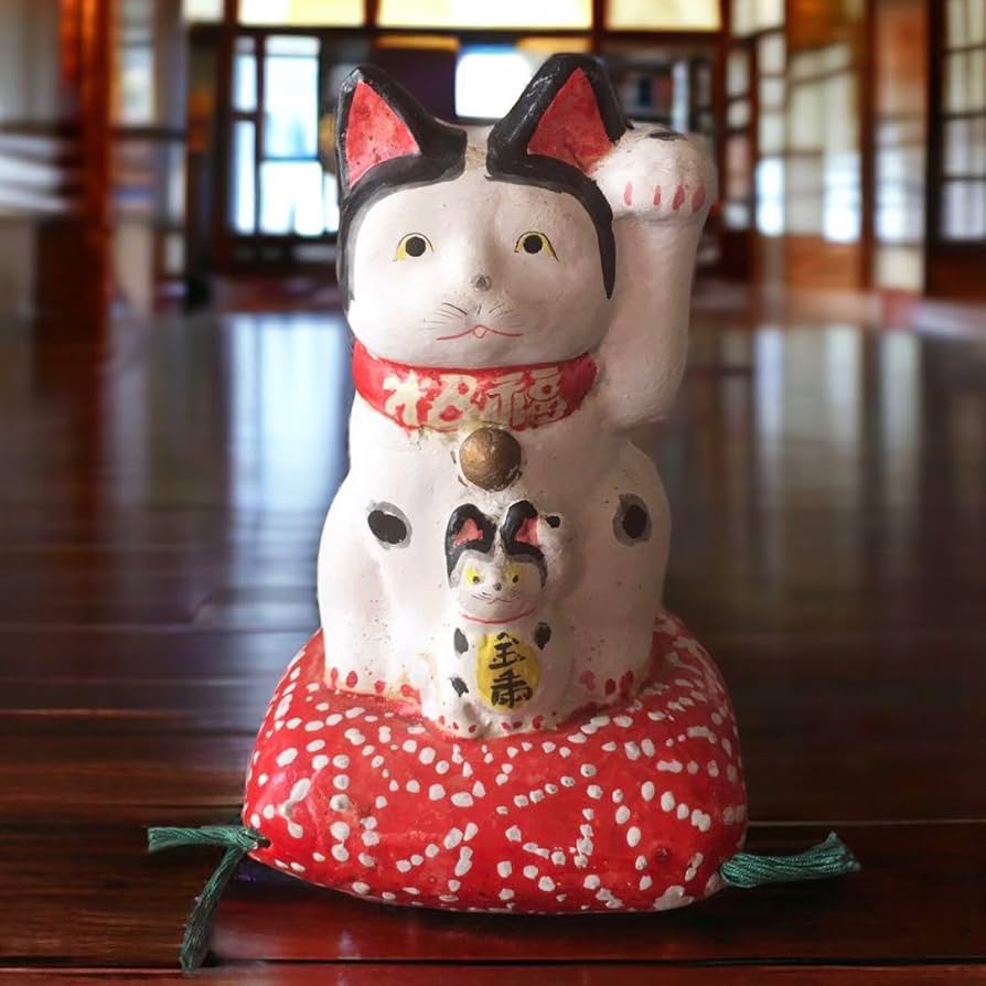 希少 中野土人形 奈良久雄 福助 希少 一点物 干支◇信州中野 土雛 長野