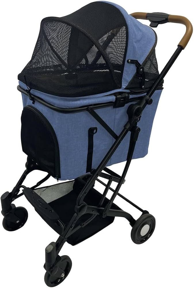 Amazon | シンセーインターナショナル 2wayペットカート デニム