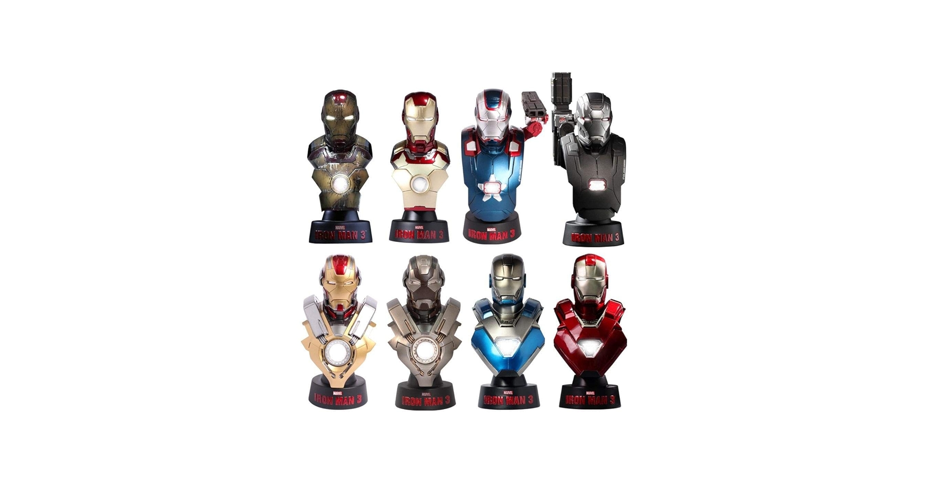 Amazon.co.jp: ホットトイズ・バスト アイアンマン3 1/6スケールバスト