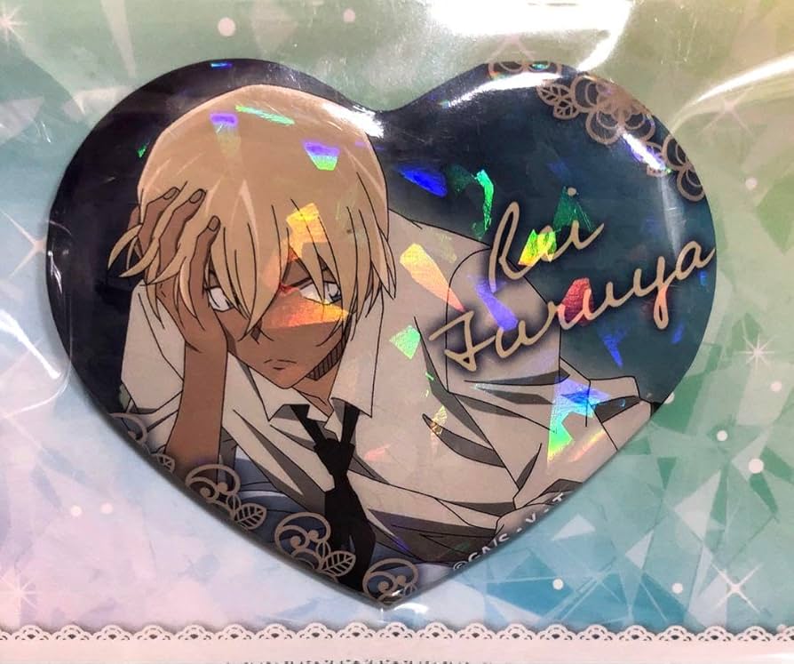 名探偵コナン 降谷零 安室透 缶バッジ Amazon | コナン ビッグハート型