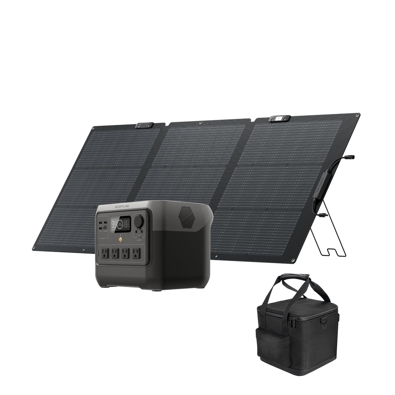 EcoFlow 220W両面受光型ソーラーパネルエコフロー