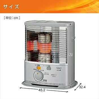 Amazon | コロナ SXシリーズ ポータブル石油ストーブ SX-2423Y-S