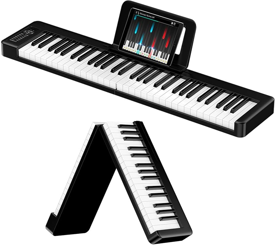 Amazon | TERENCE 電子ピアノ 折り畳み タッチレスポンス61鍵盤 初心者