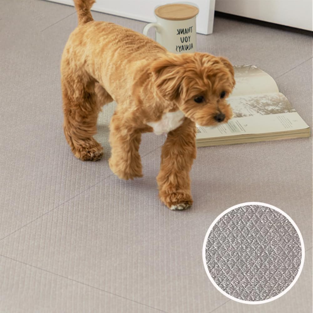 ペットマット 大きいサイズ PVC 5mm厚（140×200cm） 犬 滑り止めシート