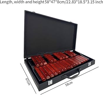 Amazon | Colaxi 木製木琴セット - 25音 木琴 卓上木琴 パーカッション