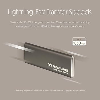 Amazon.com: Transcend Portable SSD 1TB External Solid State Drives