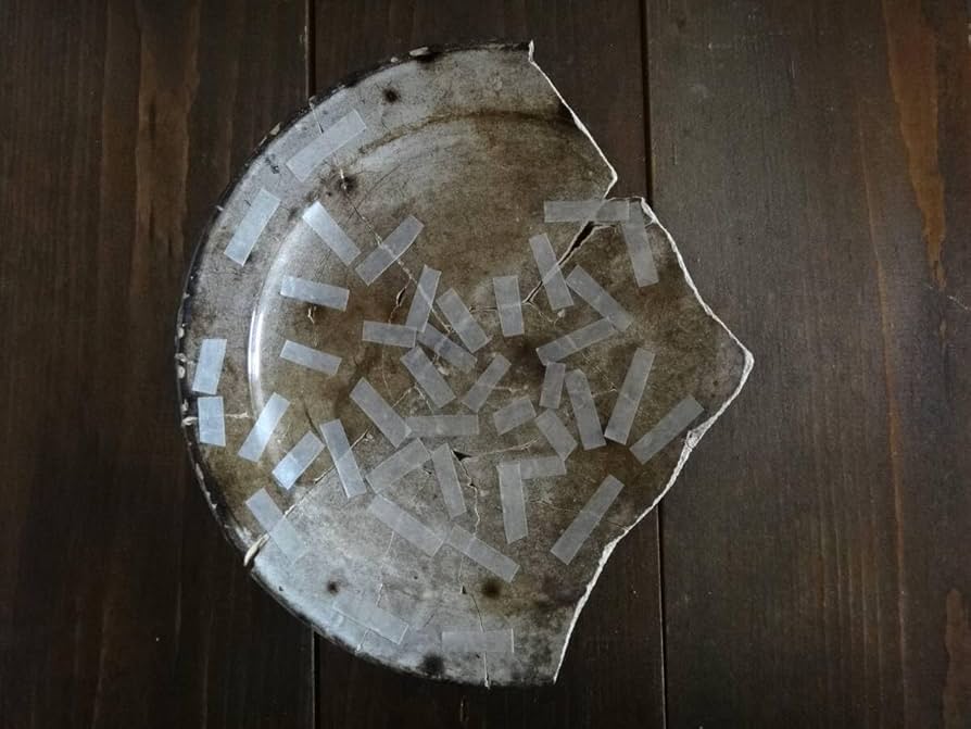 Amazon.co.jp: ホワイトデルフトリムプレート無地皿1650年頃オランダD