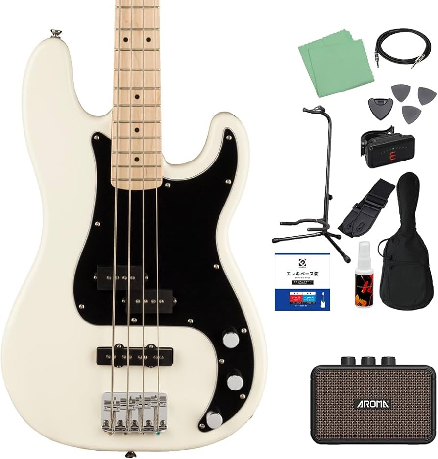 Amazon | Squier by Fender Affinity Series Precision Bass PJ Maple